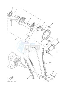 YFM700R YFM700RE RAPTOR 700R (1PE6 1PE7 1PE8) drawing CAMSHAFT & CHAIN