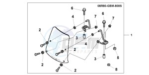 SFX50MM drawing WINDSHIELD(SFX50)