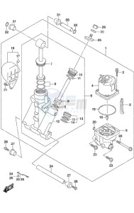 DF 200AS drawing Trim Cylinder