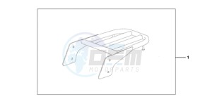 VT750CA9 Ireland - (EK / ST) drawing REAR CARRIER