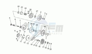 SR 50 Air (Vertical cylinder) vertical cil Air cooled drawing Clutch