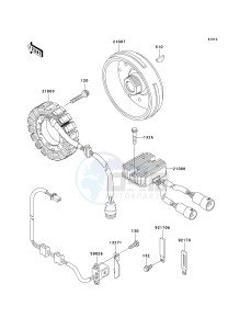 KVF 650 B [PRAIRIE 650 4X4 ADVANTAGE CLASSIC] (B2) [PRAIRIE 650 4X4 ADVANTAGE CLASSIC] drawing GENERATOR