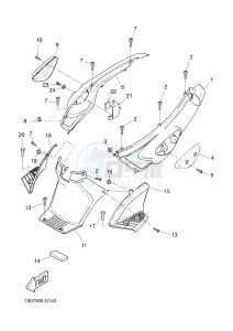 EW50N SLIDER (1S0B 1S0B) drawing SIDE COVER