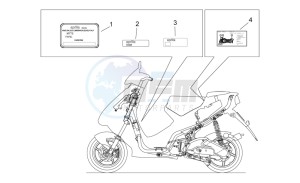 SR 50 H2O drawing Plate set