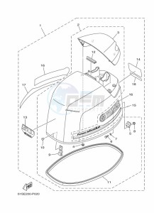 FT50CETX drawing TOP-COWLING