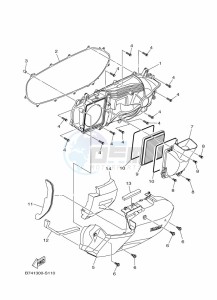 GPD125-A NMAX-125 (BALE) drawing FUEL TANK