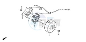 CRF80F 100 drawing GENERATOR (CRF80F)