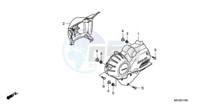 NSA700A9 Australia - (U / MME REF) drawing ENGINE SIDE COVER