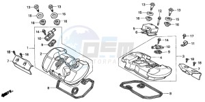 VT750C3 drawing CYLINDER HEAD COVER