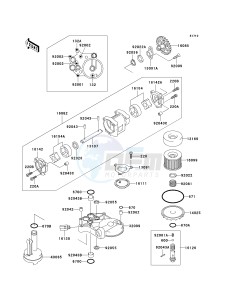 ZX 1100 D [NINJA ZX-11] (D4-D6) [NINJA ZX-11] drawing OIL PUMP_OIL FILTER