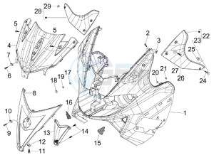 SR Max 125 drawing Front shield