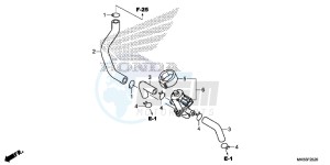 CBR1000RRG CBR1000 - Fireblade Europe Direct - (ED) drawing AIR INJECTION CONTROL VALVE