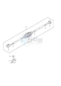 DF 25 V-Twin drawing Fuel Hose