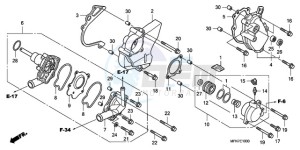 CB1000RA9 France - (F / ABS CMF) drawing WATER PUMP