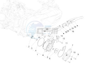 GTS 150 SUPER 4T 3V IE ABS E4 (EMEA) drawing Cooler pump