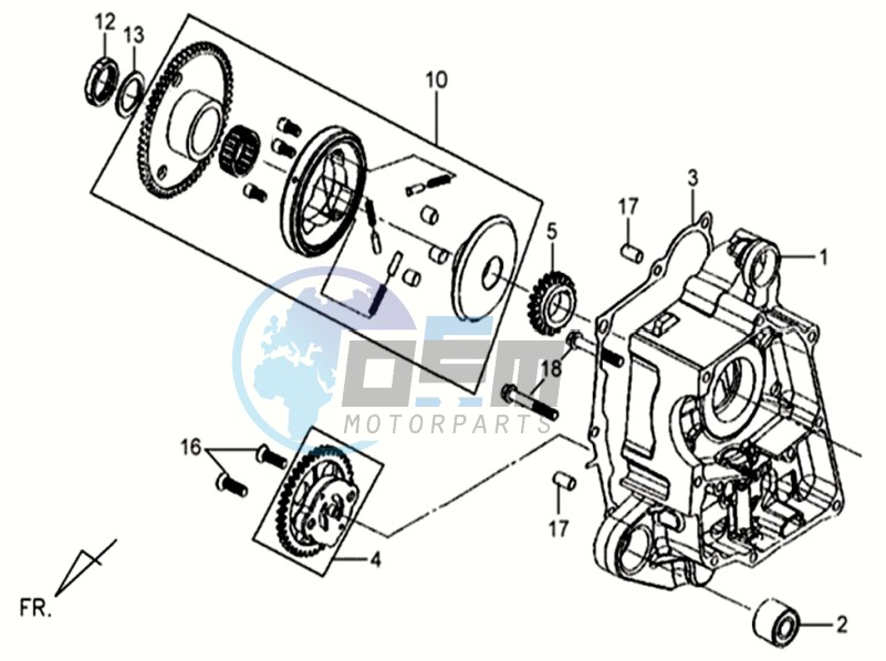 CRANKCASERIGHT / OILPUMP