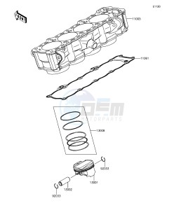 Z1000 ABS ZR1000GFF FR GB XX (EU ME A(FRICA) drawing Cylinder/Piston(s)