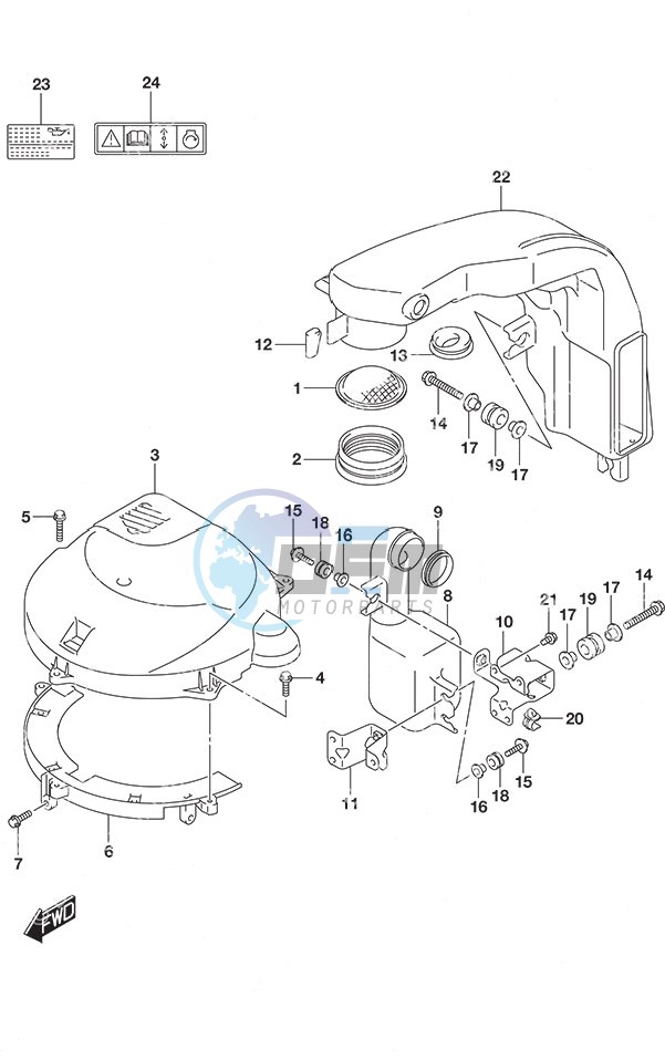 Silencer/Ring Gear Cover