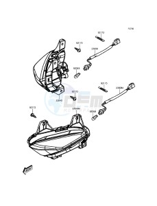 J125 ABS SC125BGFA XX (EU ME A(FRICA) drawing Turn Signals