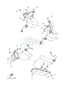 XP500A T-MAX 530 (59CE) drawing FLASHER LIGHT