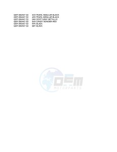 GSF1250 (E2) Bandit drawing * COLOR CHART *