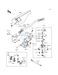 JH 750 D [XIR] (D1) [XIR] drawing HANDLEBAR