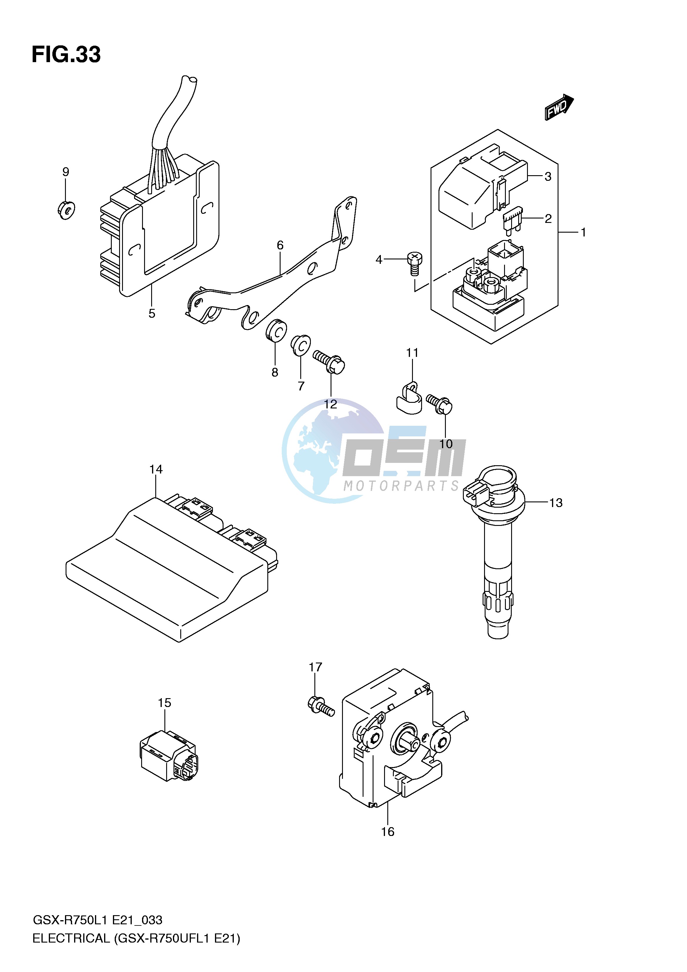 ELECTRICAL (GSX-R750UFL1 E21)