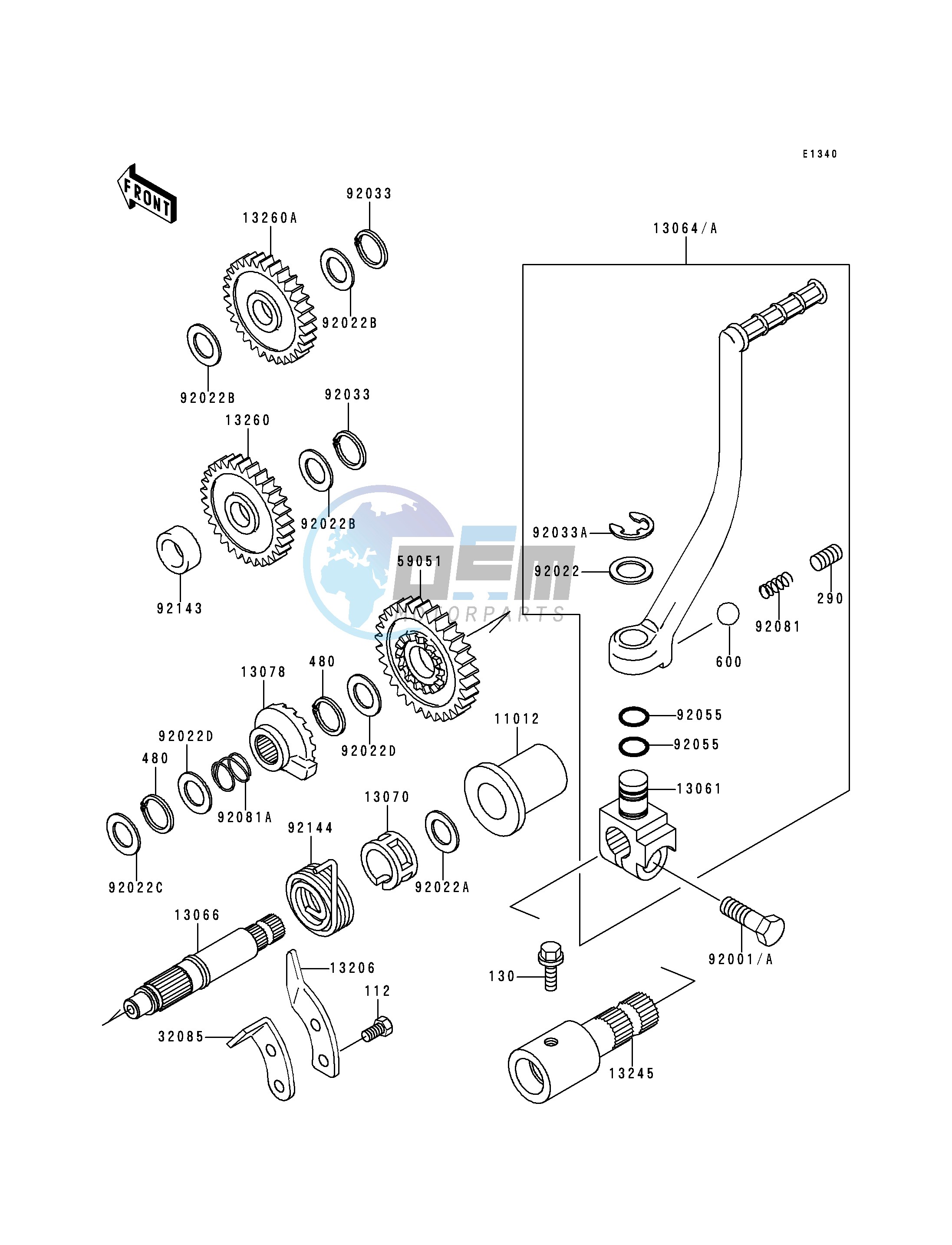 KICKSTARTER MECHANISM