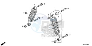 TRX420FE1H Europe Direct - (ED) drawing FRONT CUSHION