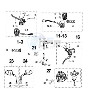 VIVA SL2A BE drawing BRAKE SYSTEM HENG TONG