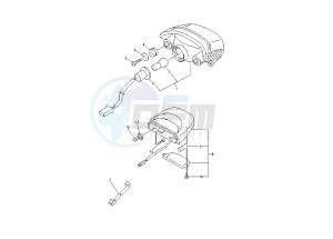 FZ6-S FAZER 600 drawing TAILLIGHT