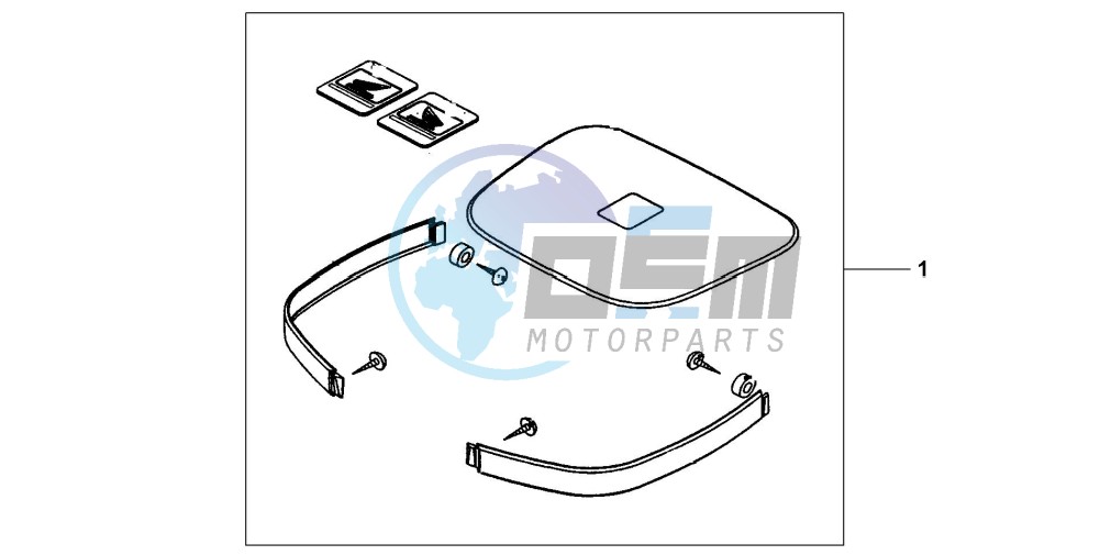 TOP BOX PANEL KIT - PB-297M