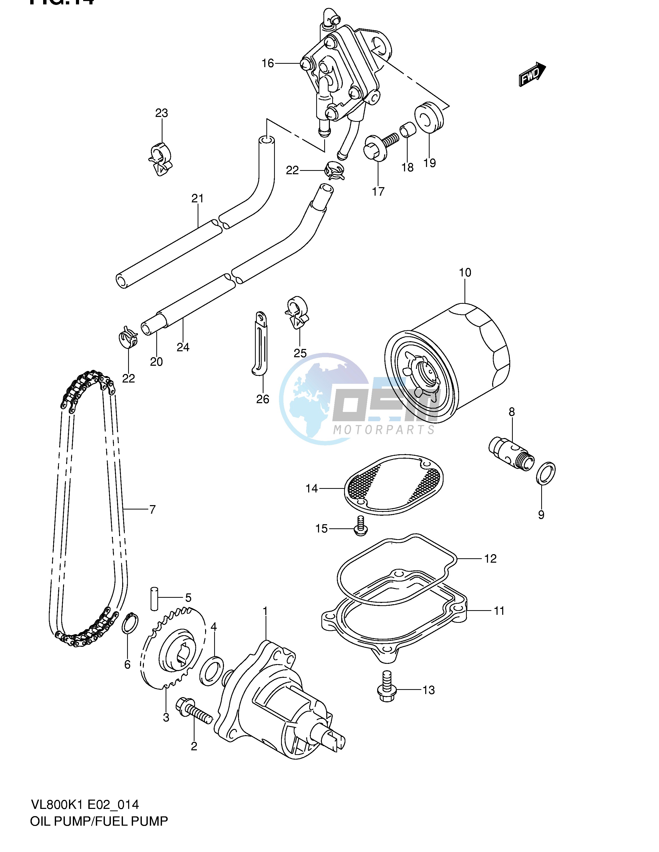 OIL PUMP   FUEL PUMP (MODEL K1 K2 K3 K4)