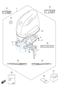 DF 175AP drawing Engine Cover