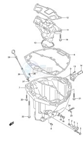 DF 250 drawing Oil Pan