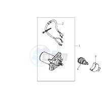 JET EURO X 50 BC ENGINE drawing STARTER / OILPUMP