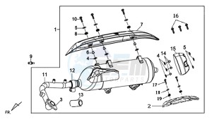 JOYRIDE S 125I (LF12W2-EU) (L7-L9) drawing EXHAUST