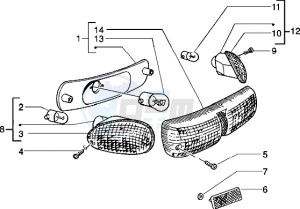 Typhoon 50 m.y. 2004 drawing Rear tail lamp