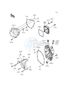 Z800 ABS ZR800DGF UF (UK FA) XX (EU ME A(FRICA) drawing Engine Cover(s)