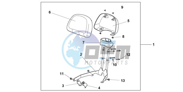 BACKREST *RP179P*