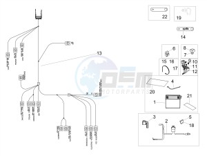 RSV4 1000 RR E4 ABS (APAC) drawing Rear electrical system