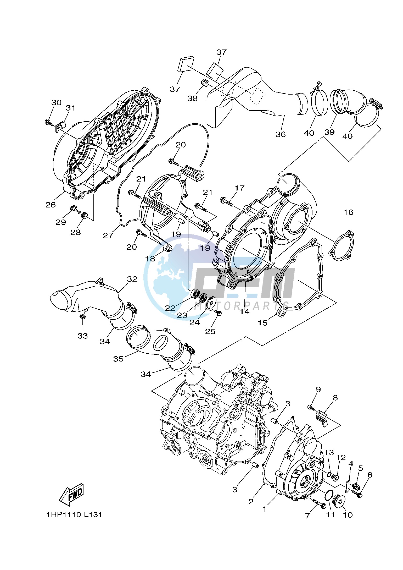 CRANKCASE COVER 1