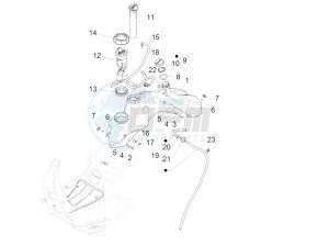 GTS 300 SUPER 4T 4V IE ABS E4 (EMEA) drawing Fuel tank