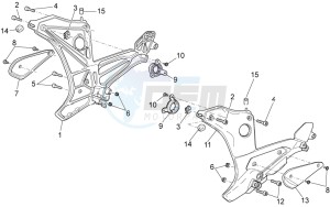 Breva 1200 drawing Foot rests II