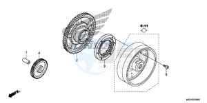 VFR1200XC drawing STARTING CLUTCH