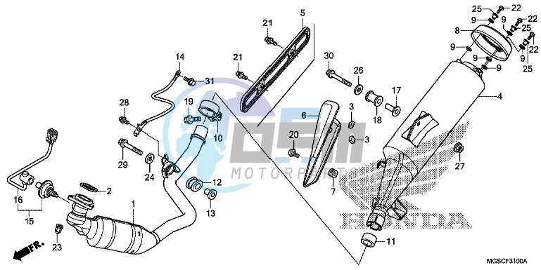 EXHAUST MUFFLER