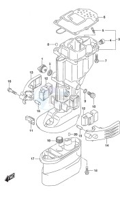 DF 20A drawing Drive Shaft Housing