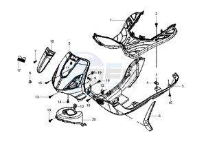 Fly 4T 50 drawing Front body