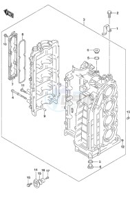 DF 115A drawing Cylinder Block