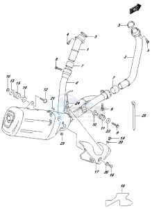 DL650 drawing MUFFLER